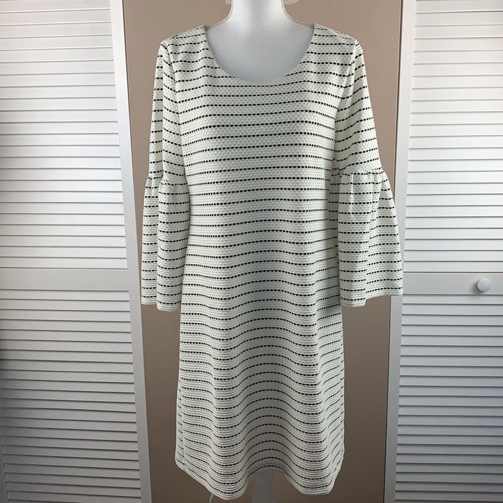 Calvin Klein Pull Over Dress with Bell Sleeves